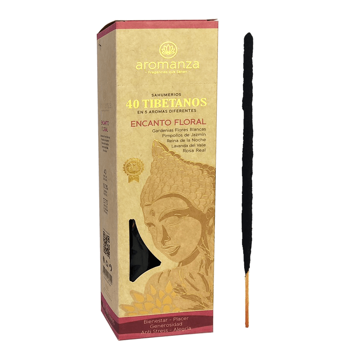 Sahumerios 40 Tibetanos - Encanto Floral (101TB)