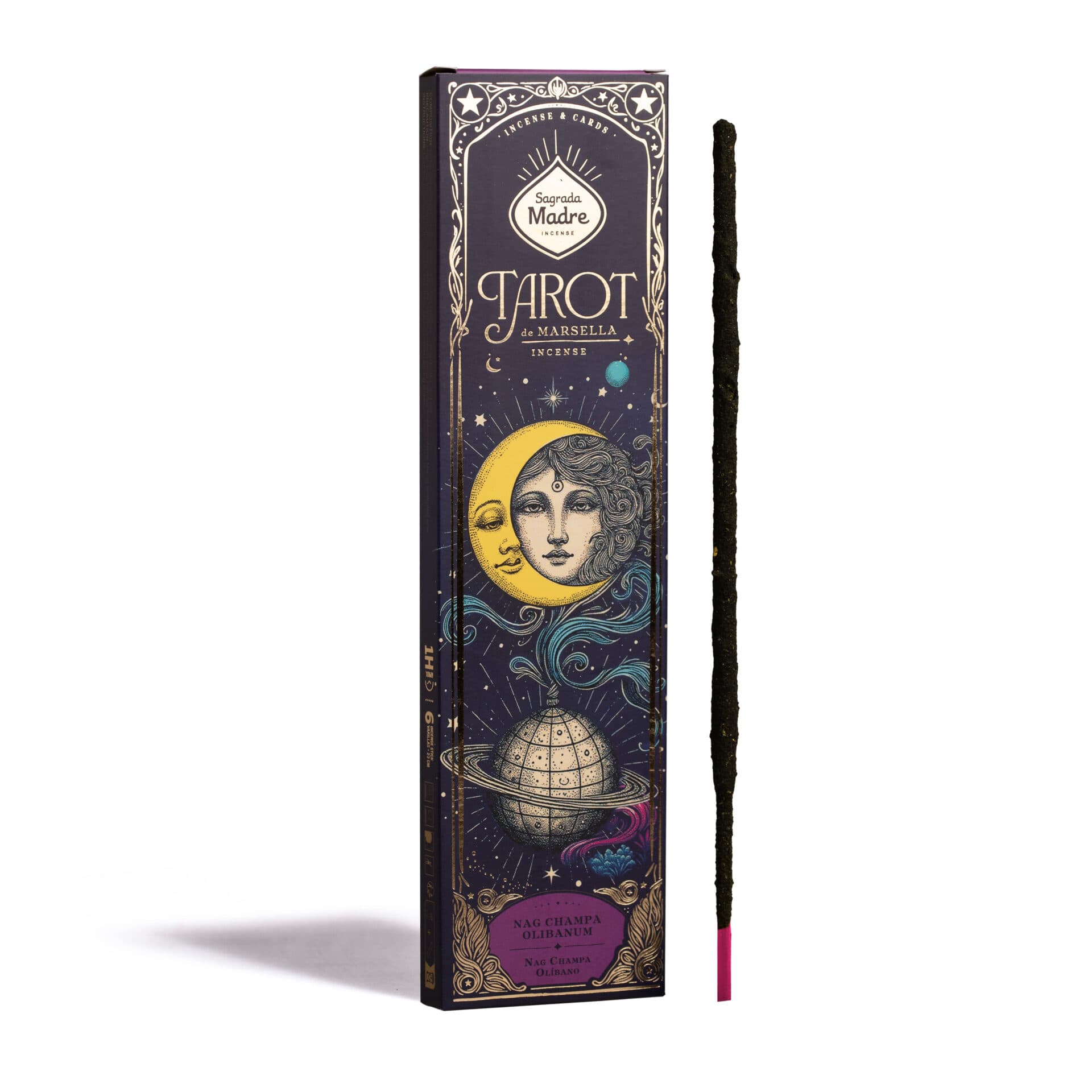 Sahumerio Tarot de Marsella - Nag Champa Olíbano