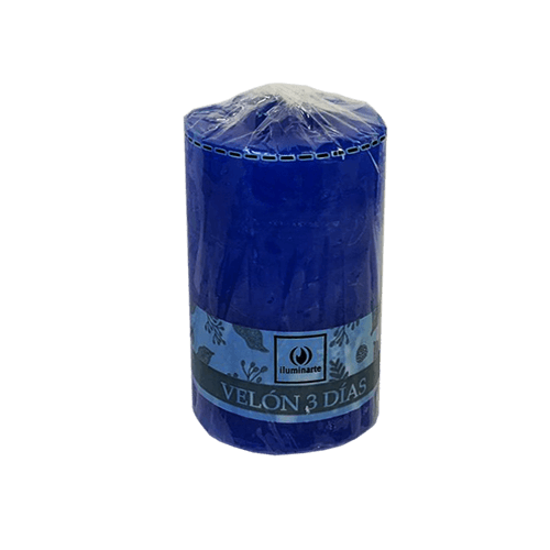 Velón 3 Días - Azul (013A)