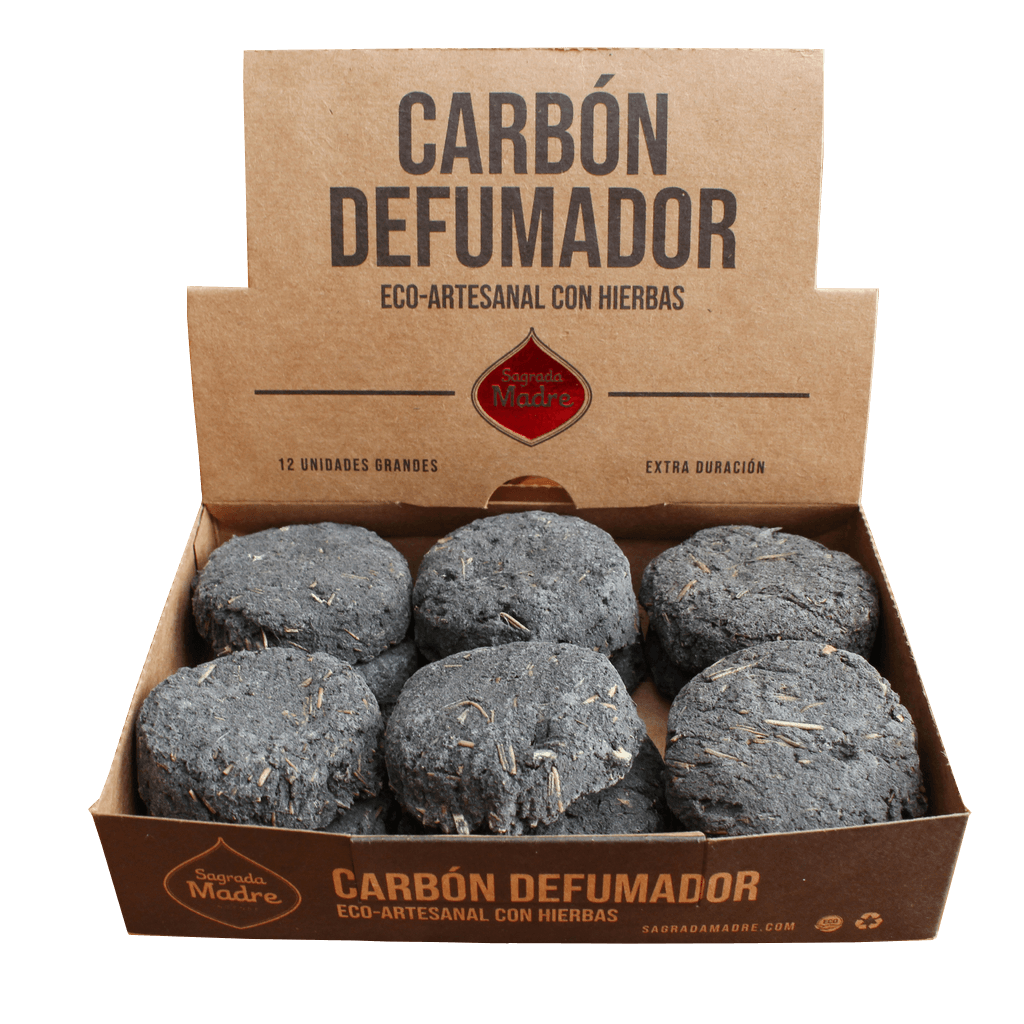 Carbón Defumador - Eco-Artesanal con Hierbas