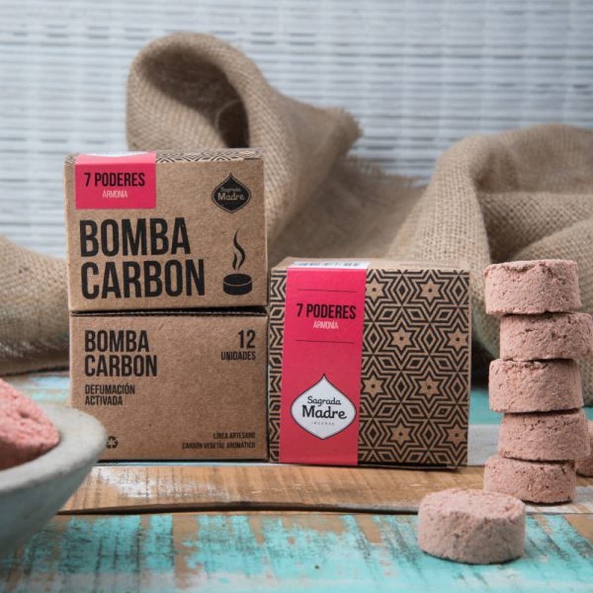 Bomba Carbón - 7 Poderes x 12