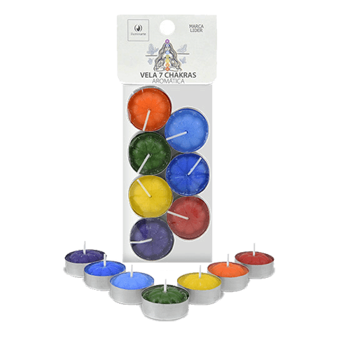 Vela de Noche 7 Chakras Aromáticas (016C)