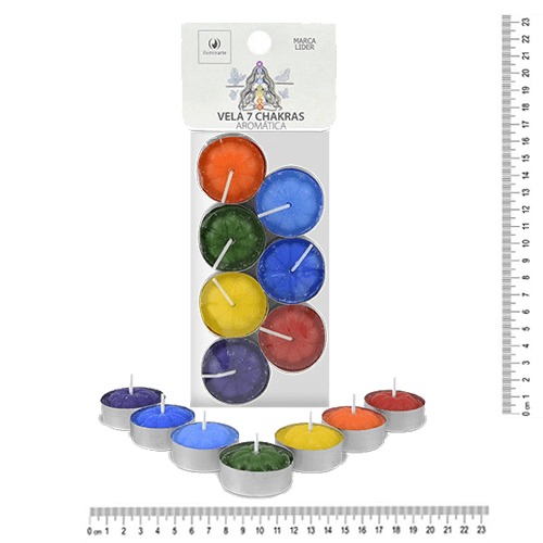 Vela de Noche 7 Chakras Aromáticas (016C)