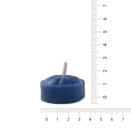 Velas de Noche - Celeste Pack 12