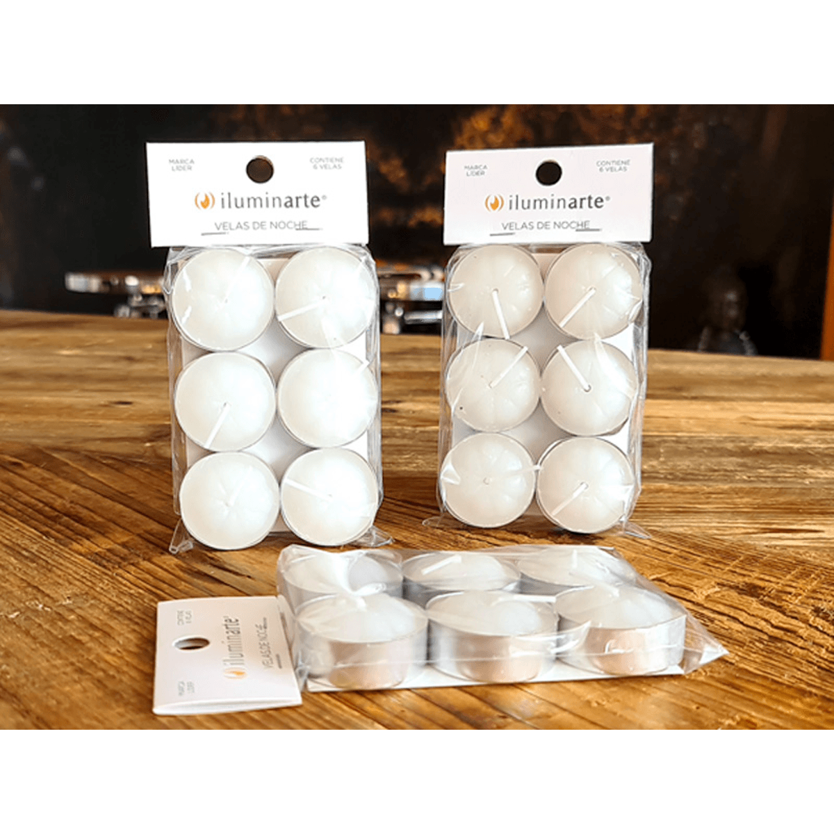 Velas de Noche Blanca - Pack 6 (003CB)