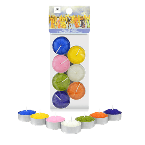 Velas de Noche 7 Arcángeles Aromáticas (016D)