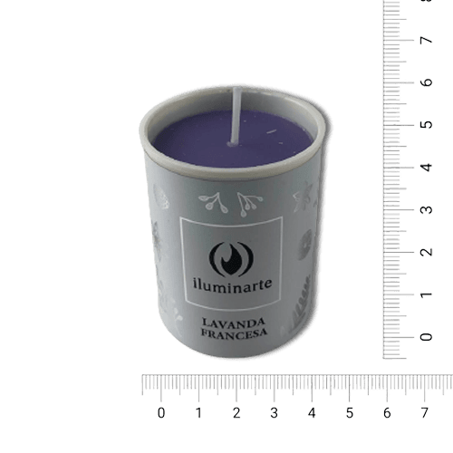 Velón Votivo Aromático (con vaso 060) - Lavanda