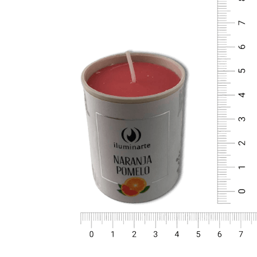 Velón Votivo Aromático (con vaso 060) - Naranja Pomelo