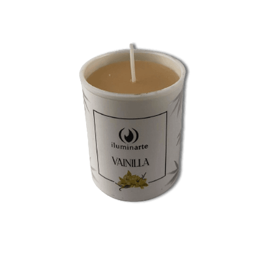Velón Votivo Aromático (con vaso 060) - Vainilla Africana