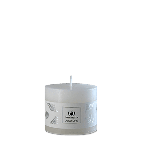 Velón Deco Line Corto - Blanco (024J)