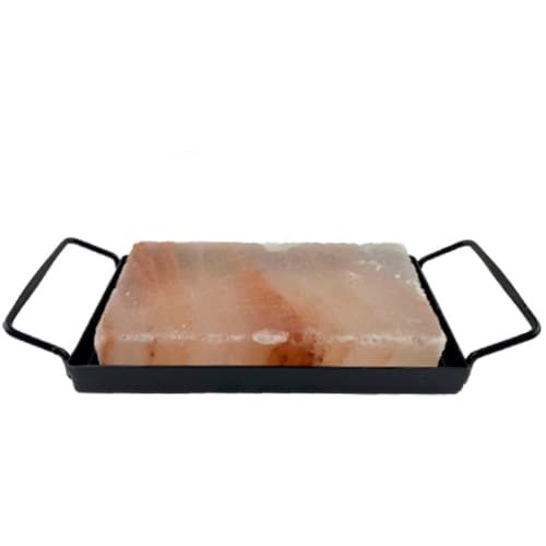Tabla de Sal del Himalaya con bandeja