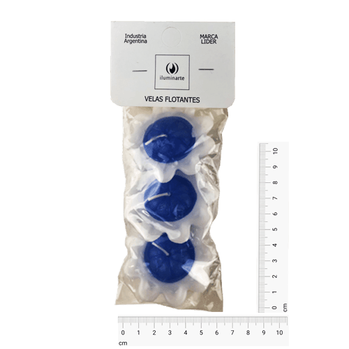 Velas Flotantes x 3unid. – Celeste (034)