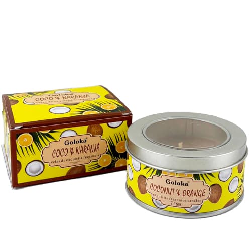 Vela Aromática Goloka - Coco & Naranja