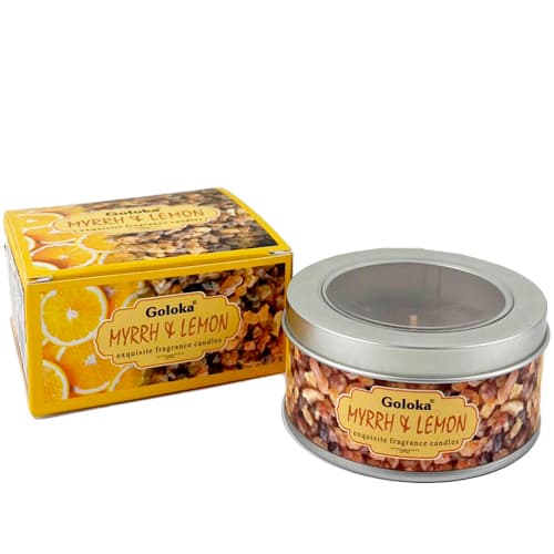 Vela Aromática Goloka - Myrrh & Lemon