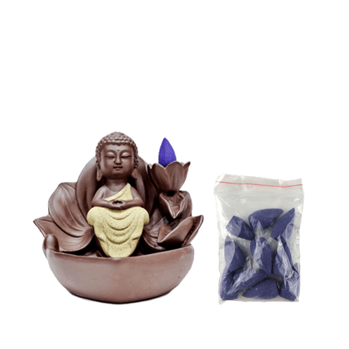 Porta Conos Niño Buda + 10 Conos (651V)