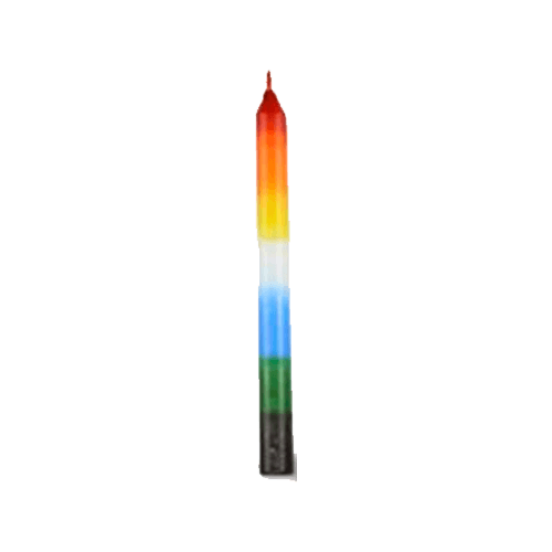 Velas largas 7 colores (192A)