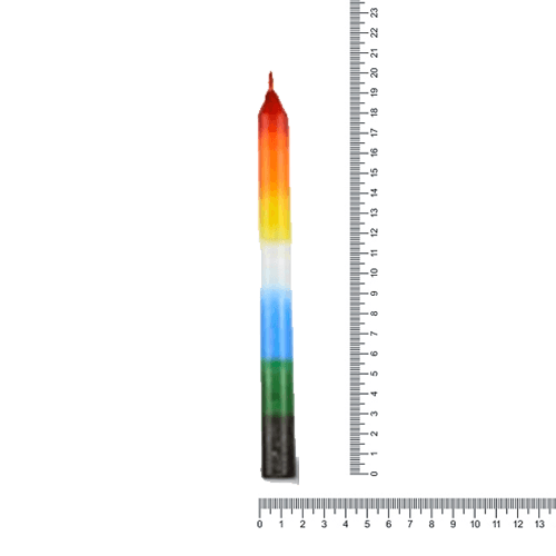 Velas largas 7 colores (192A)