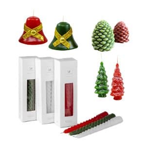 Velas Torneadas y Navideñas