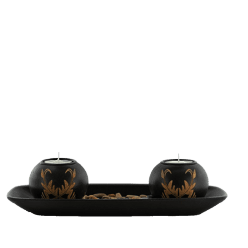 Set Porta Vela 2 Bolas (934F)