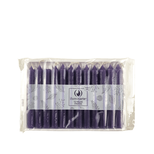 12 Velas Finitas - Violeta (020)