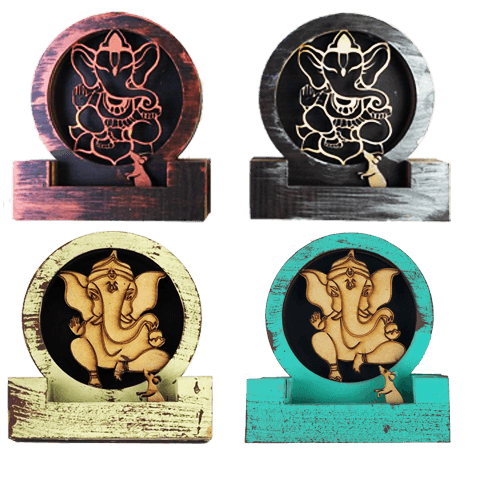 Cascadas de Humo (madera) - Ganesha