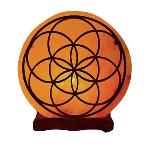 Lámpara de Sal del Himalaya Mandala LS038