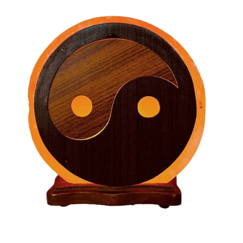 Lámpara de Sal del Himalaya Yin Yang LS041