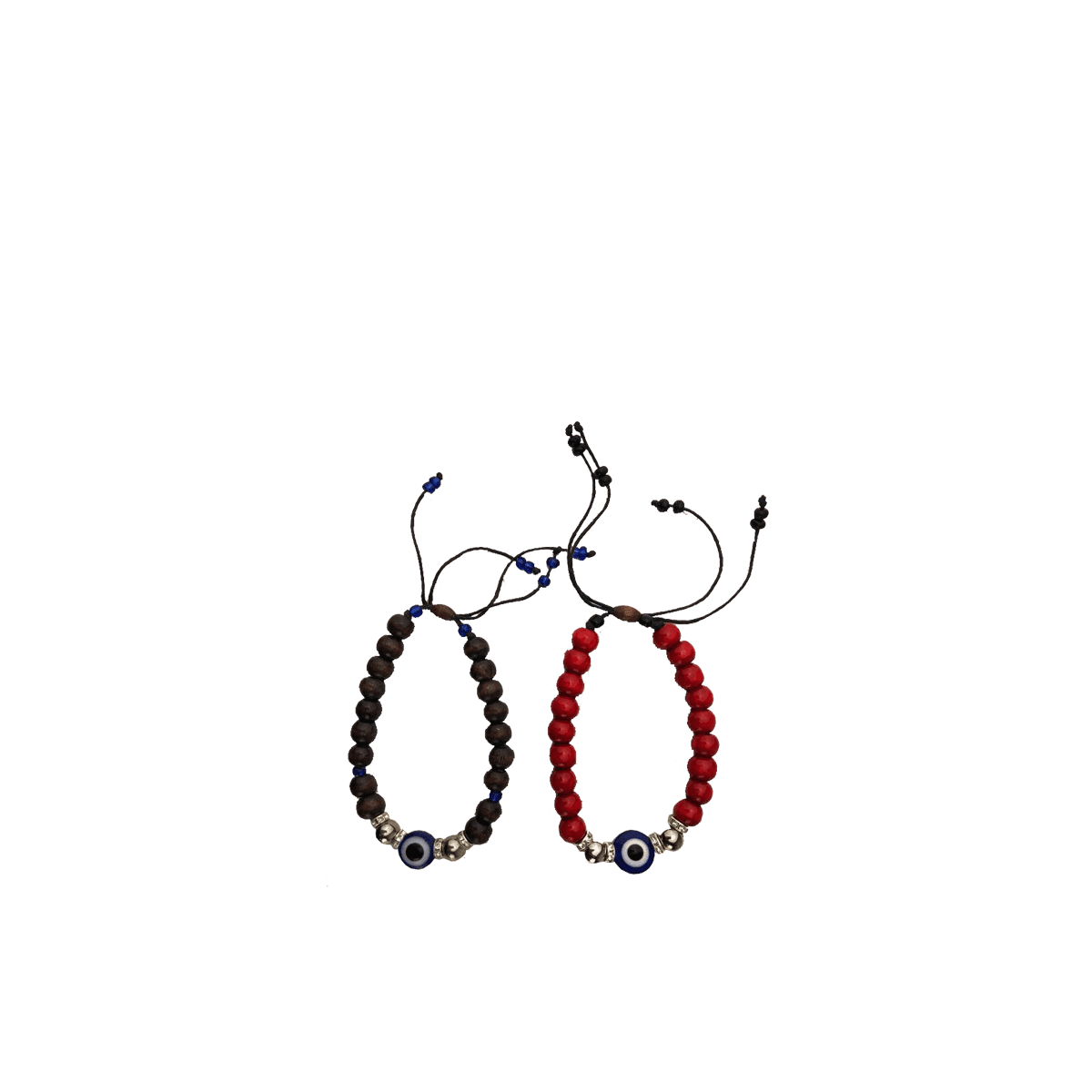 Pulsera Ojo Turco Cuentas Metal