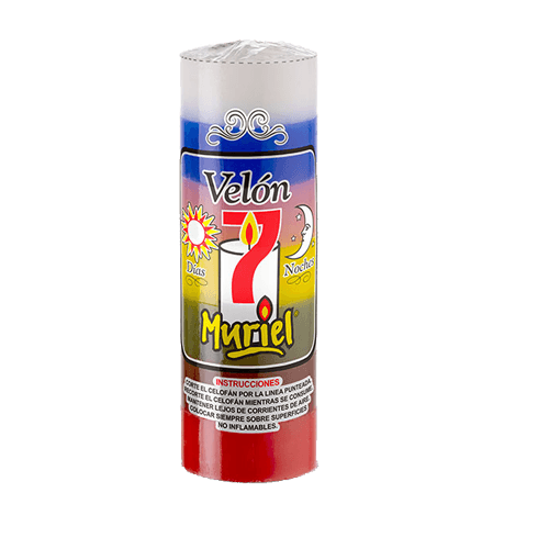 Vela 7 Días Muriel 7 Colores (011)