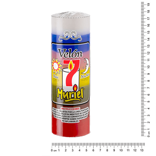 Vela 7 Días Muriel 7 Colores (011)
