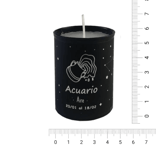 Velón Zodiacal Aromático - Acuario (060B)