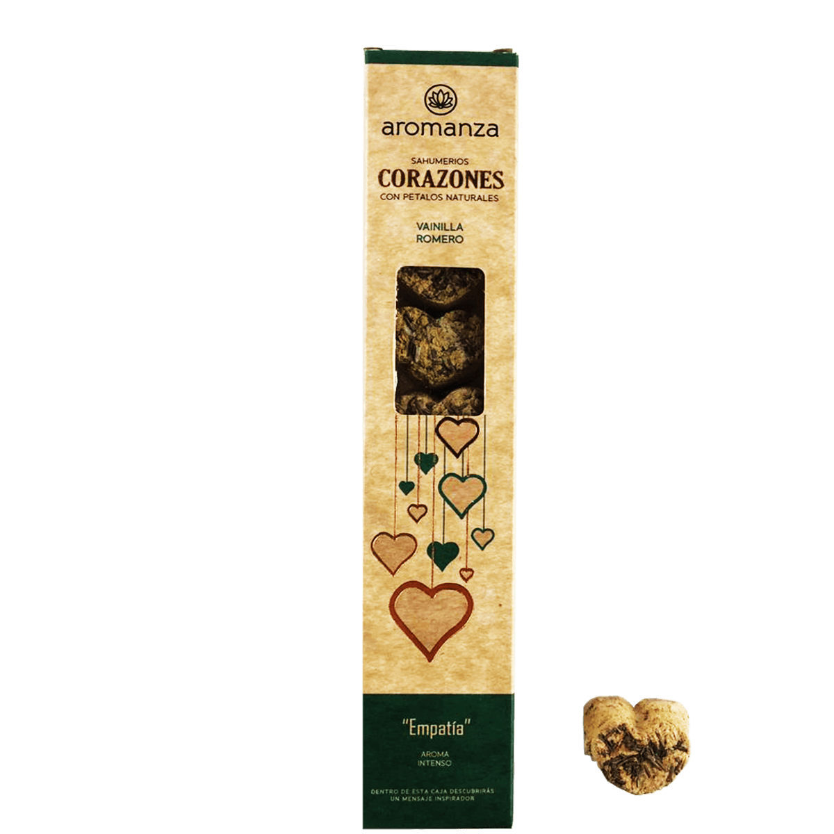 Sahumerios Corazones - Vainilla Romero (101EB)