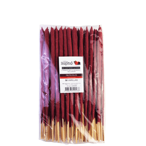 Bangladesh Sahumerio Triple Empaste x 50 - Frutos Rojos (432B)