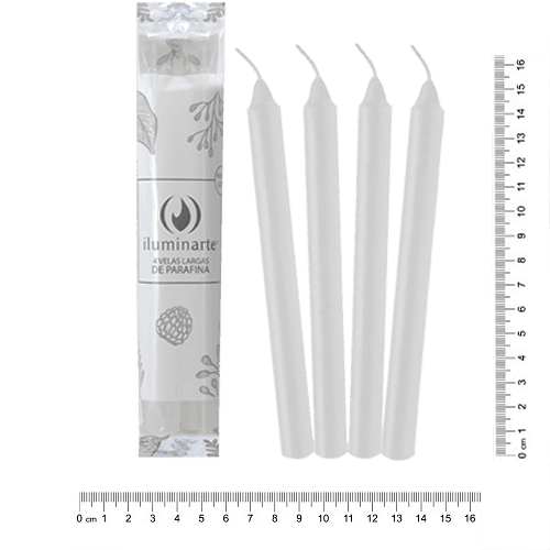 Velas Largas x 4 (500)
