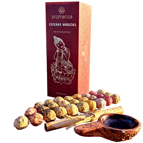 Box Esferas Mágicas Defumadoras - Variedad Aromática (100KB)