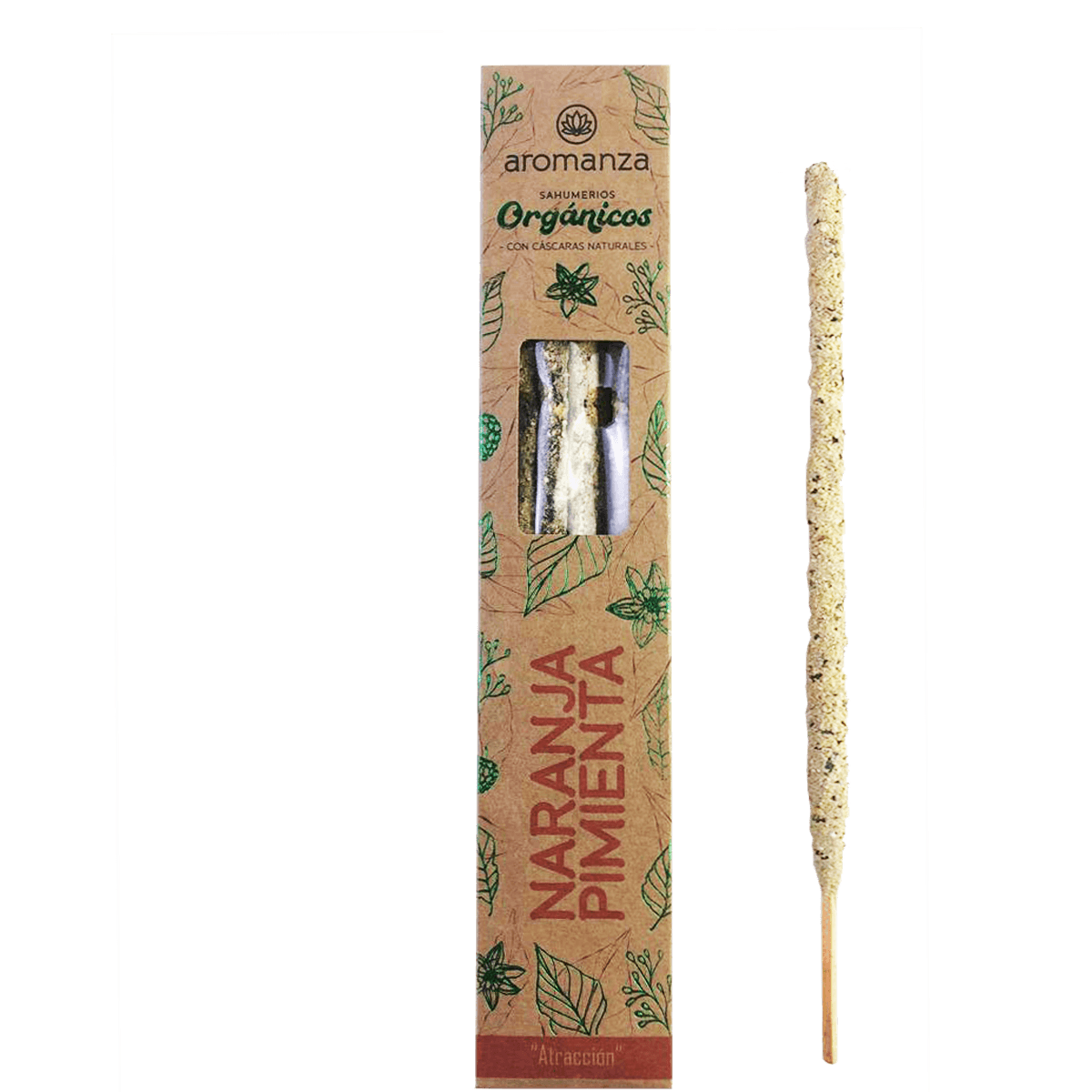 Sahumerios Orgánicos - Naranja Pimienta (100UB)