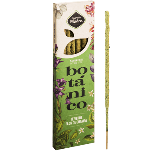 Sahumerio Botánico - Té Verde Flor de Champa
