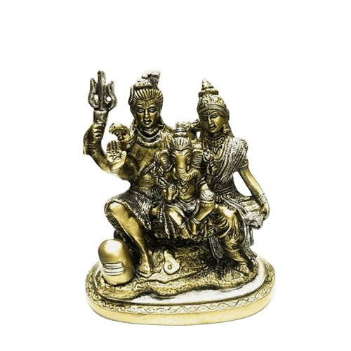 Familia Shiva, Parvati y Ganesha (F228)