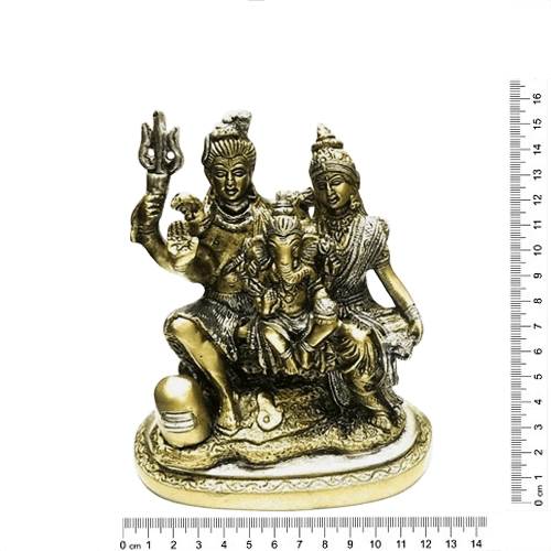 Familia Shiva, Parvati y Ganesha (F228)