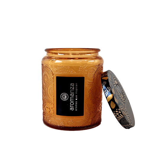 Vela Aromática Premium Vidrio Luxe - Limón (101G)