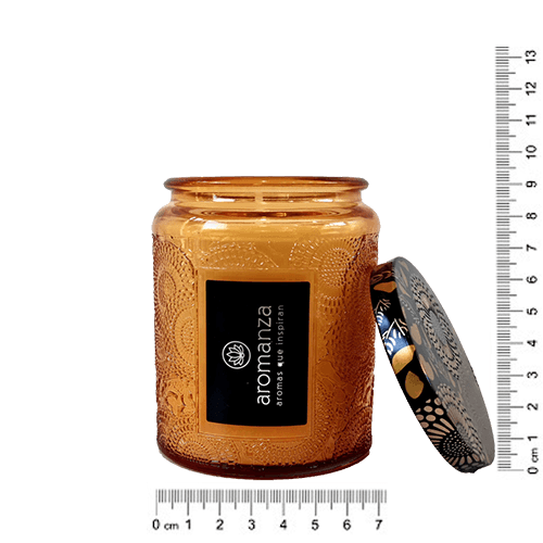 Vela Aromática Premium Vidrio Luxe - Limón (101G)