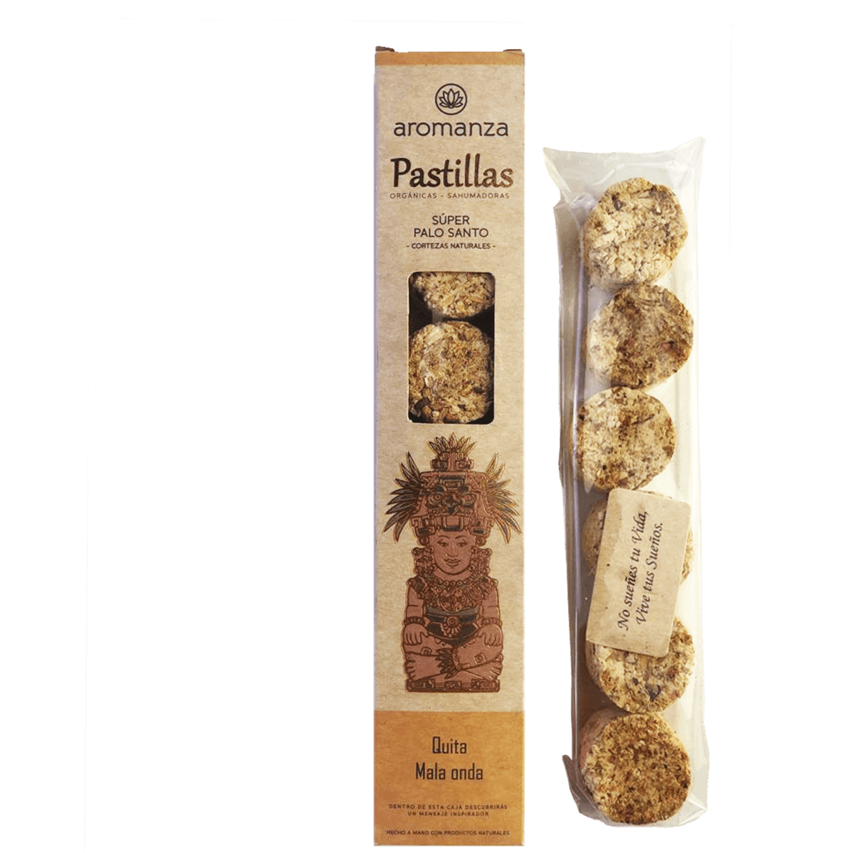 Pastillas Orgánicas Sahumadoras - Súper Palo Santo (101MB)