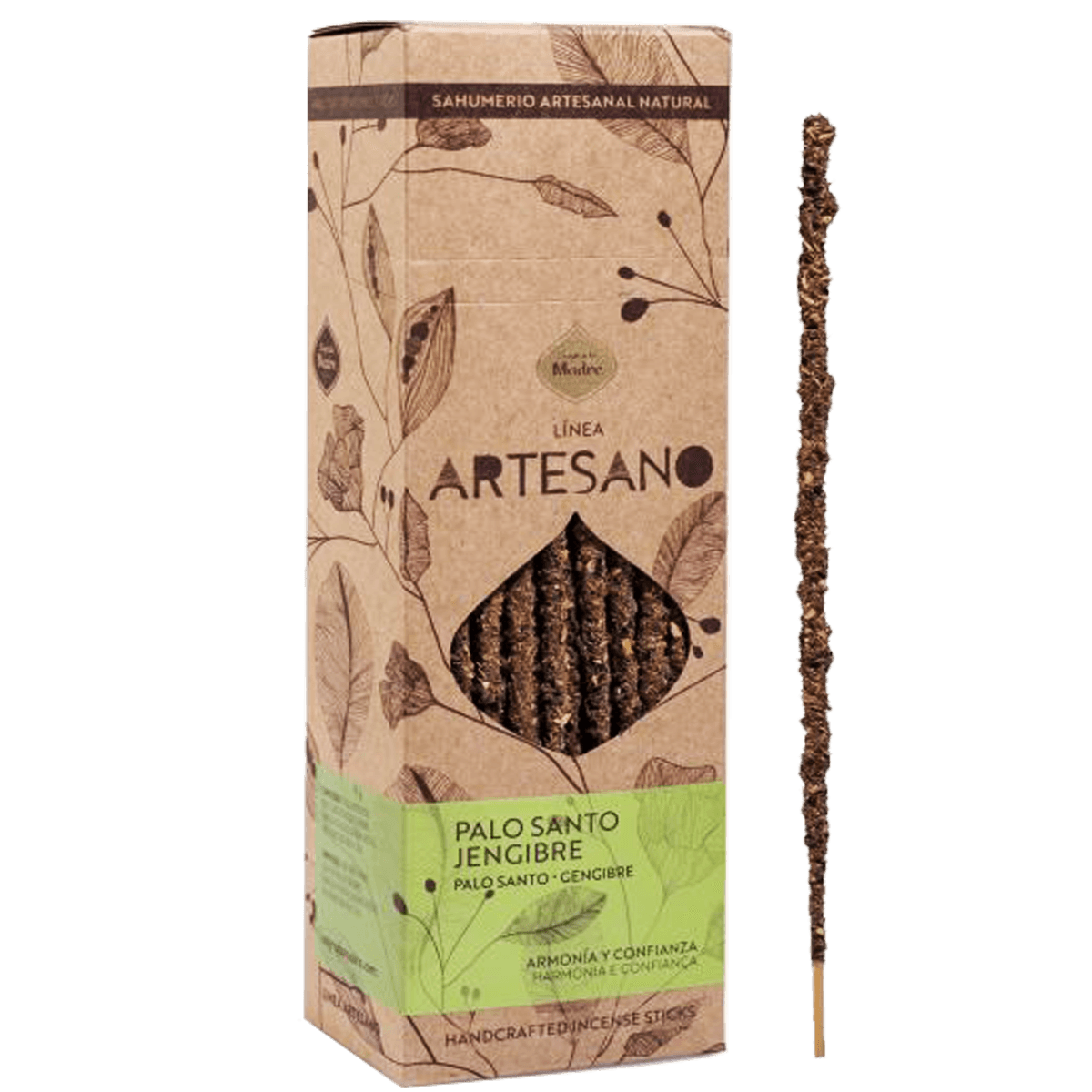 Sahumerio Artesano Natural - Palo Santo Jengibre