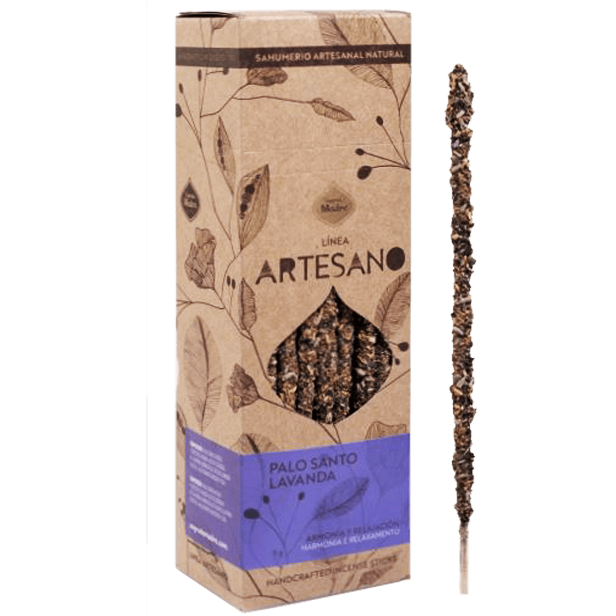 Sahumerio Artesano Natural - Palo Santo Lavanda