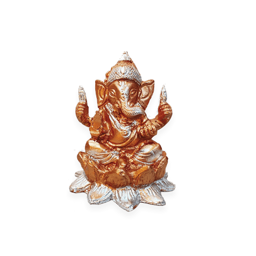 Ganesha Sentado Flor de Loto (F186)