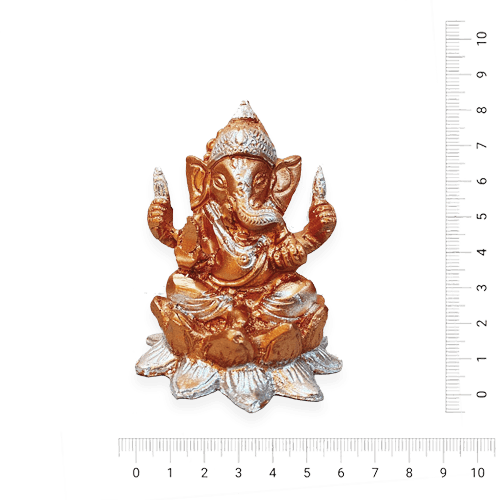 Ganesha Sentado Flor de Loto (F186)