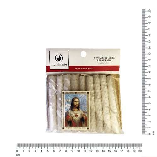 Velas Novena de Miel - Sagrado Corazón de Jesús (095)