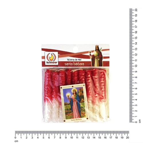 Velas Novena de Miel - Santa Bárbara (095)
