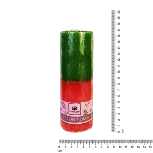 Velón 7 Días - Verde Rojo Expedito (012A)