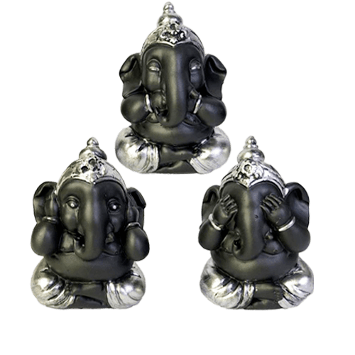 Ganesha ciego, sordo, mudo (Pack x 3)